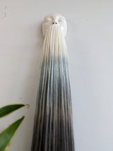 Load image into Gallery viewer, Clay and fiber art - Minimal Face Tassel - blue