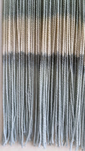 Load image into Gallery viewer, Dip dyed macrame wall hanging, large fiber art, abstract wall art, dip dye tapestry, yarn wall art, woven wall hanging, wool art