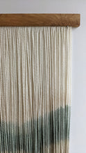 Load image into Gallery viewer, Dip dyed macrame wall hanging, large fiber art, abstract wall art, dip dye tapestry, yarn wall art, woven wall hanging, wool art