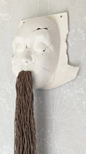 Load image into Gallery viewer, Clay and fiber - Scarred Face