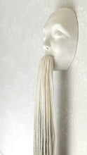 Load image into Gallery viewer, Clay and fiber art - Minimal Face Tassel