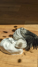 Load image into Gallery viewer, Clay and fiber art - Minimal Face Tassel
