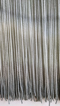 Load image into Gallery viewer, Dip dye fiber art, large boho wall hanging, contemporary wall art, hand dyed tapestry, yarn decor, neutral home decoration
