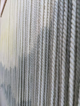 Load image into Gallery viewer, Dip dye fiber art, large boho wall hanging, contemporary wall art, hand dyed tapestry, yarn decor, neutral home decoration
